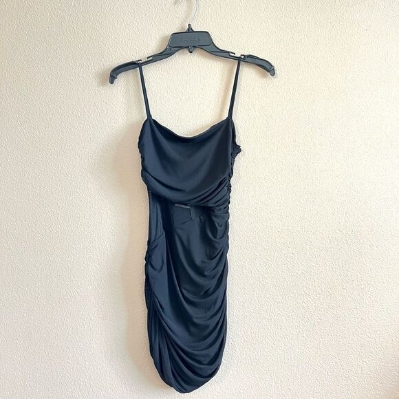NWT Tic Toc Mesh Hip Cutout Mini Dress - Picture 1 of 8